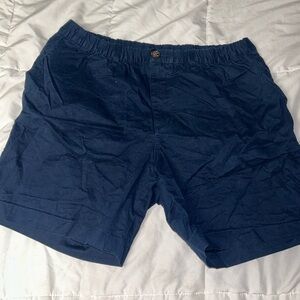 Chubbies Deep Blue Flat Front Shorts